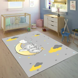 Bebişim Halı Sevimli Fil 100 x 150 cm Bİ117 Çocuk Odası Halısı