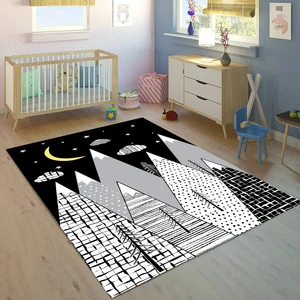 Bebişim Halı Dağ 100 x 150 cm Bİ53 Çocuk Odası Halısı