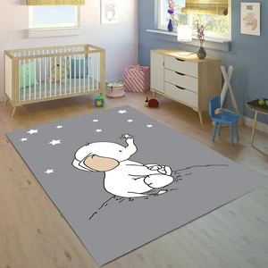 Bebişim Halı Sevimli Fil 100 x 150 cm Bİ57 Çocuk Odası Halısı
