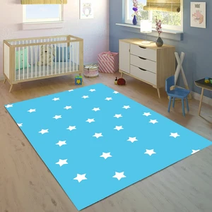 Bebişim Halı Yıldızlı 100 x 150 cm Bİ85 Çocuk Odası Halısı