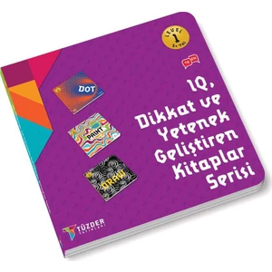IQ Dİkkat ve Yetenek Geliştiren Kitaplar Serisi Level 1 (3 Kitap Takım) 5+ Yaş
