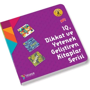 IQ Dİkkat ve Yetenek Geliştiren Kitaplar Serisi Level 2 (3 Kitap Takım) 5+ Yaş