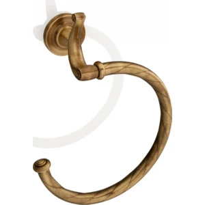 Bagno & Association Duvara Monte Oval Havluluk Pirinç Antik Bronz