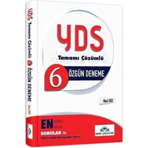 İrem Yayıncılık YDS 6 Deneme Sınavı Çözümlü