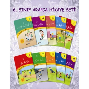 Karma Kitaplar İmam Hatip Ortaokulu 6. Sınıf Arapça Hikaye Seti 10 Kitap - Münevvere Kocaer