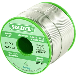 Kurşunsuz Lehim Teli 0.75 mm 500 gr