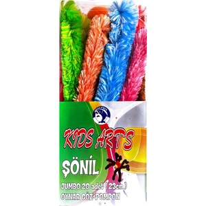 Kids Arts Jumbo Şönil Oynar Göz Pompon