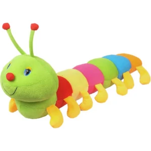 Happy Toys Peluş Renkli Tırtıl
