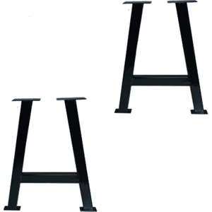 Metal Sehpa Ayakları Ahşap Masif Kütük Orta Sehpa Ayağı