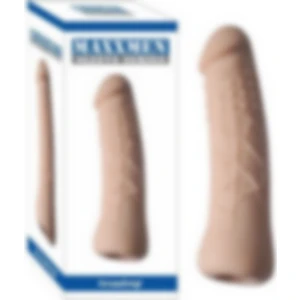 Maxmen 6 cm Dolgulu Realistik Uzatmalı Penis Kılıfı