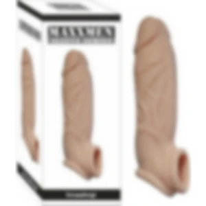 Maxxmen 5 cm Dolgulu Realistik Uzatmalı Penis Kılıfı