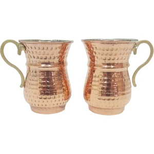 2'li Bakır Ayran Bardağı