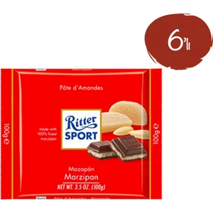 Ritter Sport Acıbadem Dolgulu Çikolata 100 G - 6 Paket