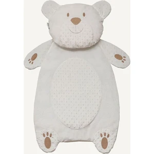 Erkek Bebek Ayı Figürlü Alt Açma Minderi - Ekru