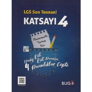 Buga Yayınları 8. Sınıf LGS Son Tekrar Katsayı 4 Soru Bankası