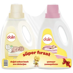 Sıvı Deterjan 1200 ml + Yumuşatıcı 1200 ml