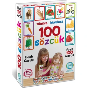Circle Toys Türkçe İngilizce 100 Sözcük Flash Kartları