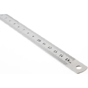 Çelik Cetvel 15 cm.