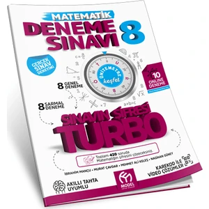 Model Eğitim Yayıncılık Turbo 8. Sınıf Matematik Denemesi