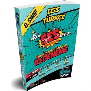 Benim Hocam Yayınları LGS 8.Sınıf Ses Getirecek Türkçe 10 Deneme