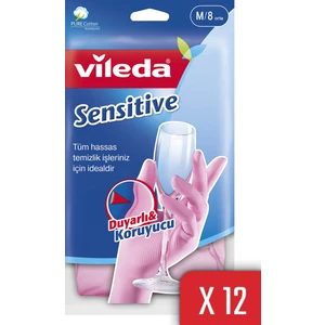 Candy Pink Eldiven Orta Boy x 12 Paket