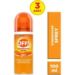 Off! Sinekkovar Sprey 3'lü