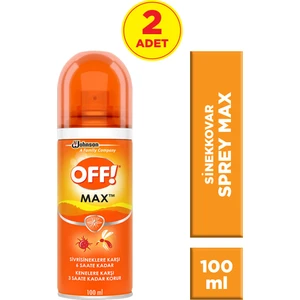Off! Kene ve Sinek Kovucu Max Sprey 2'li