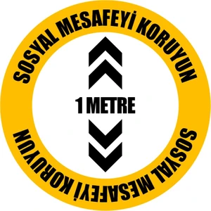 Tape Sosyal Mesafe İkaz Bandı