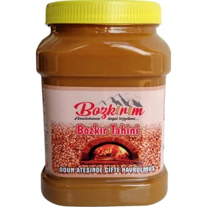Bozkır Tahini Kepeksiz Tahin Plastik Kutu 1kg