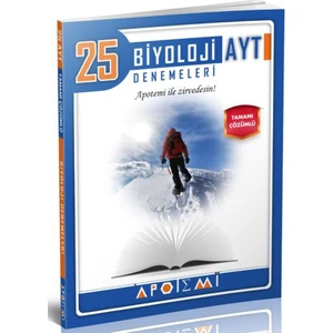 Apotemi Yayınları  AYT Biyoloji 25 'Li Denemeleri