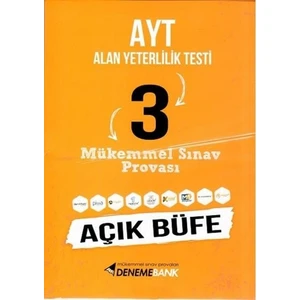 Denemebank Ayt Açık Büfe 3 Mükemmel Sınav Provası