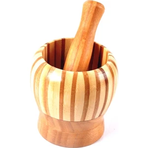 Bambu Büyük Boy Havan Sarımsak Döveceği 11,5 x 10,5 cm