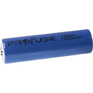 3.7V 1200MAH 18650 Li-Ion Şarjlı Pil - Başlı