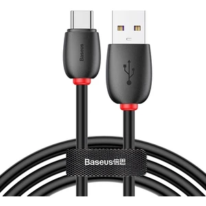 Purple Ring USB Type C 5A Flash Charg Şarj USB Kablosu Siyah - CATZS-01