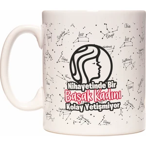 Rock'n Fox Nihayetinde Bir Başak Burcu Kadını Kolay Yetişmiyor Burç Tasarım Kupa Bardak