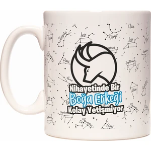 Rock'n Fox Nihayetinde Bir Boğa Burcu Erkeği Kolay Yetişmiyor Burç Tasarım Kupa Bardak