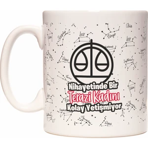 Rock'n Fox Nihayetinde Bir Terazi Burcu Kadını Kolay Yetişmiyor Burç Tasarım Kupa Bardak