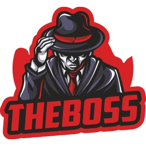 Sticker Fabrikası The Boss Sticker 00030 11 x 10 cm Renkli