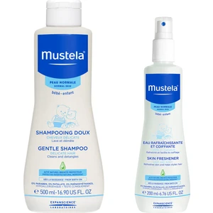 Gentle Shampoo 500ml + Mustela Skin Freshener 200ml