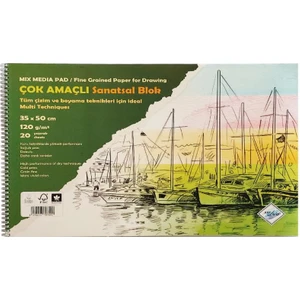 Art Liva Sanatsal Resim Defteri Multi Teknik 20 Sayfa 120 gr 35 x 50 cm