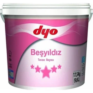 Beşyıldız Tavan Boyası Beyaz 17,5 kg
