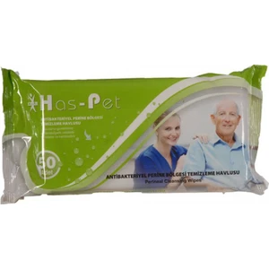 Haspet Antibakteriyel Perine Bölgesi Temizleme Havlusu 50'li