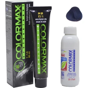 1.10 Mavi Siyah + Oksidan Krem 90 ml