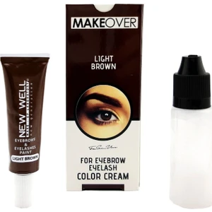 New Well Makeover Light Brown Kaş Kirpik Boyası Açık Kahverengi 15 ml