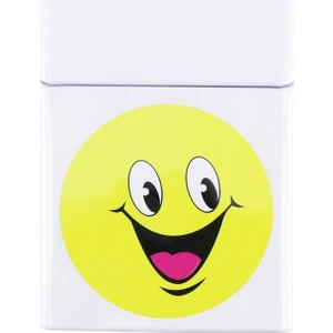 Smile5 Metal Kısa Sigara Kutusu Krom (Paket İçin)
