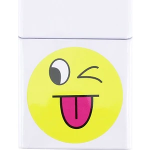 Smile6 Metal Kısa Sigara Kutusu Krom (Paket Için)