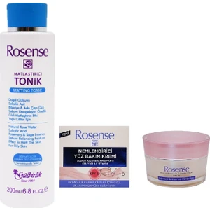 Matlaştırıcı Tonik + Nemlendirici Yüz Bakım Kremi 2 'li Set