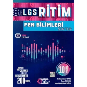 İşleyen Zeka Yayınları 8. Sınıf LGS Fen Bilimleri Ritim Son Tur - Mehmet Emin Topak