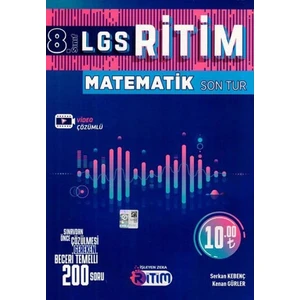 İşleyen Zeka Yayınları 8. Sınıf LGS Matematik Ritim Son Tur - Kenan Gürler