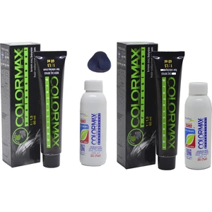 1.10 Mavi Siyah + Oksidan Krem 90 ml 2'li